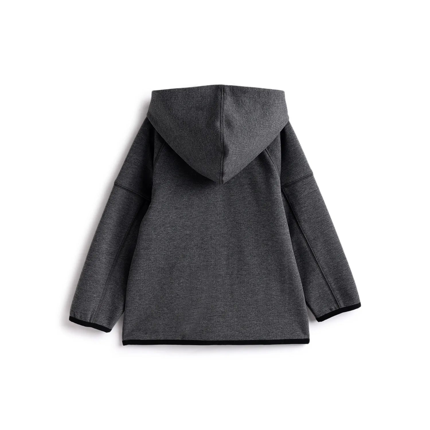 Boys Solid Hooded Cardigan