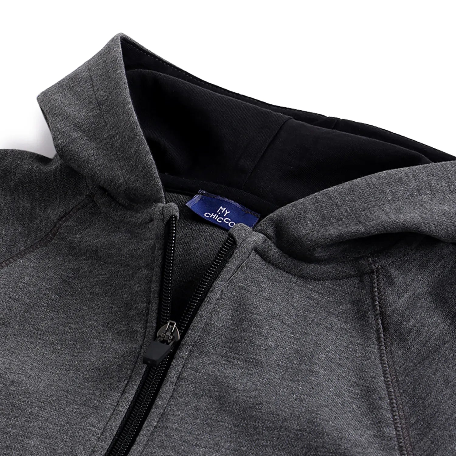 Boys Solid Hooded Cardigan