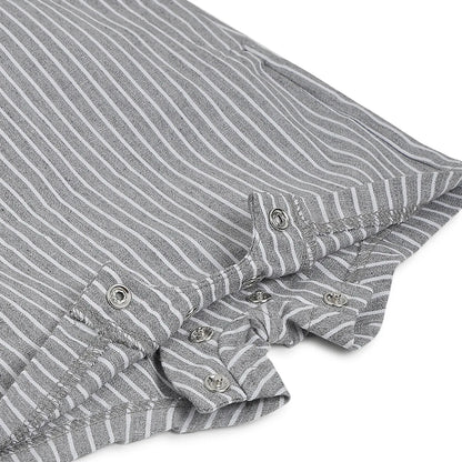 Boys Striped Dungarees With T-Shirt