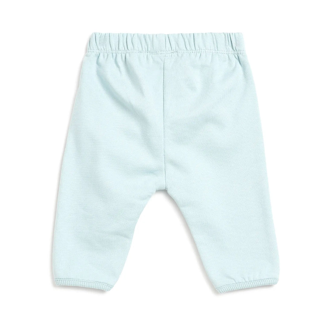 Boys Teal Mid-Rise Relaxed Fit Joggers