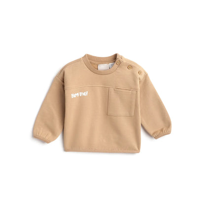 Boys Typography Printed Sweatshirt