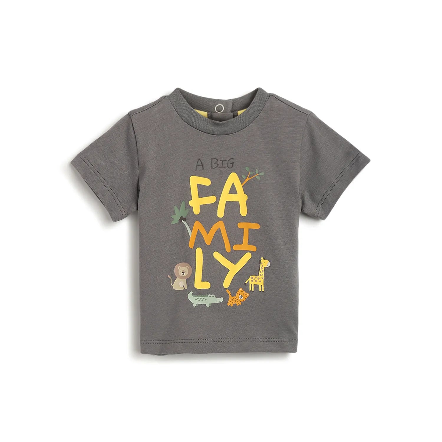 Boys Typography Printed T-shirt