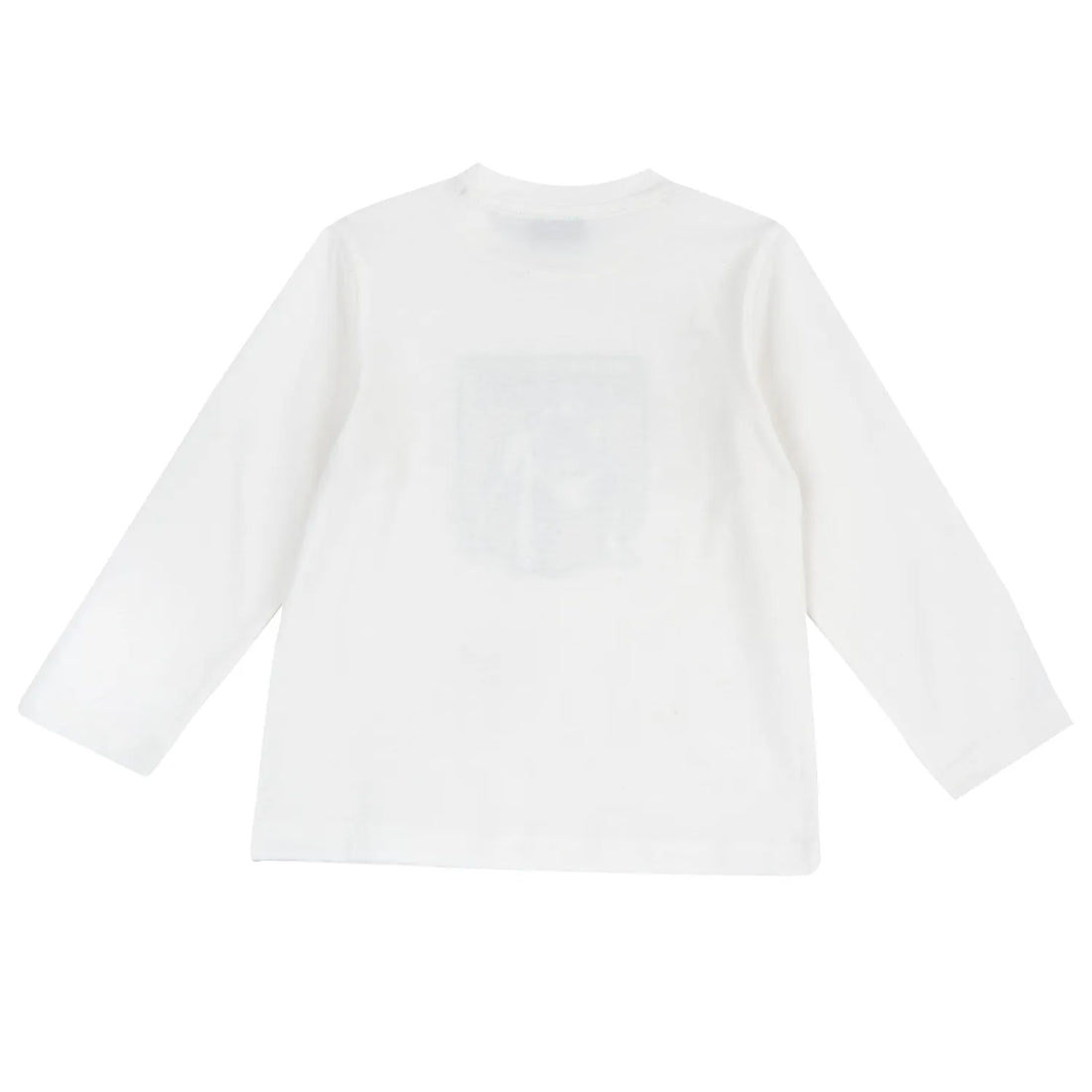 Boys White &amp; Black Graphic Printed Long Sleeve T-shirt
