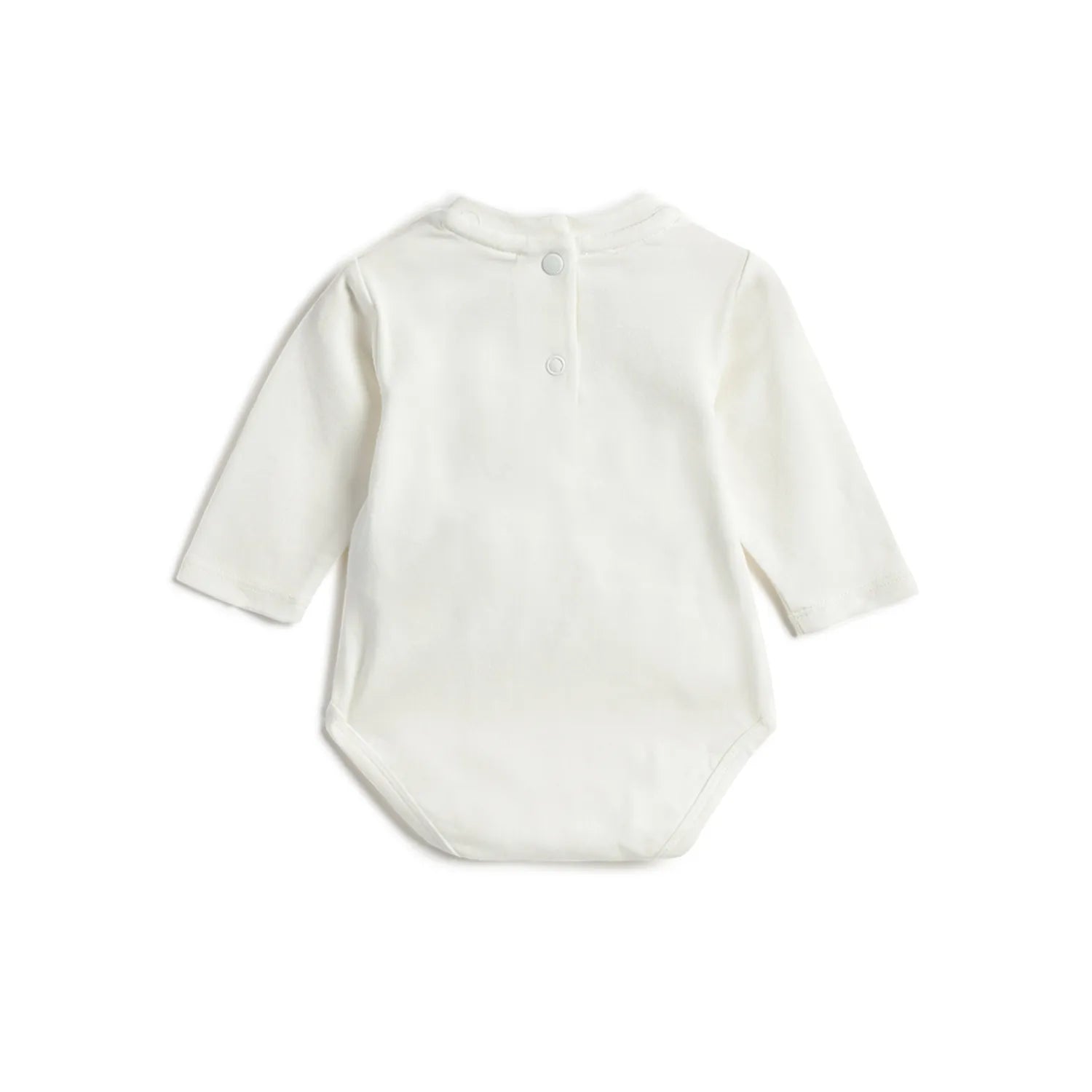 Boys White &amp; Blue Bodysuit with Dungaree