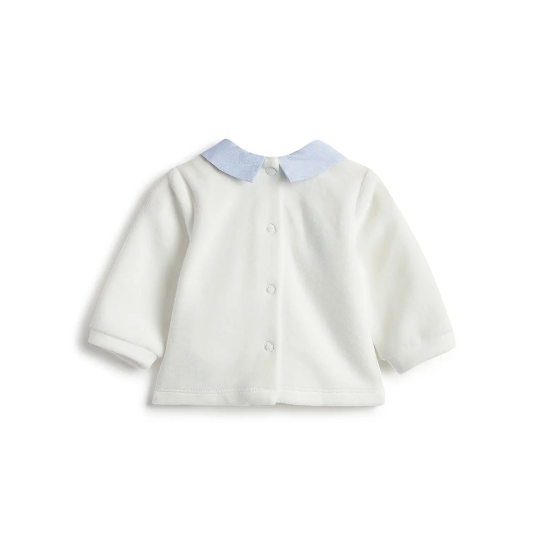 Boys White &amp; Blue Sweatshirt With Leggings