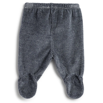 Boys White &amp; Blue Sweatshirt With Leggings