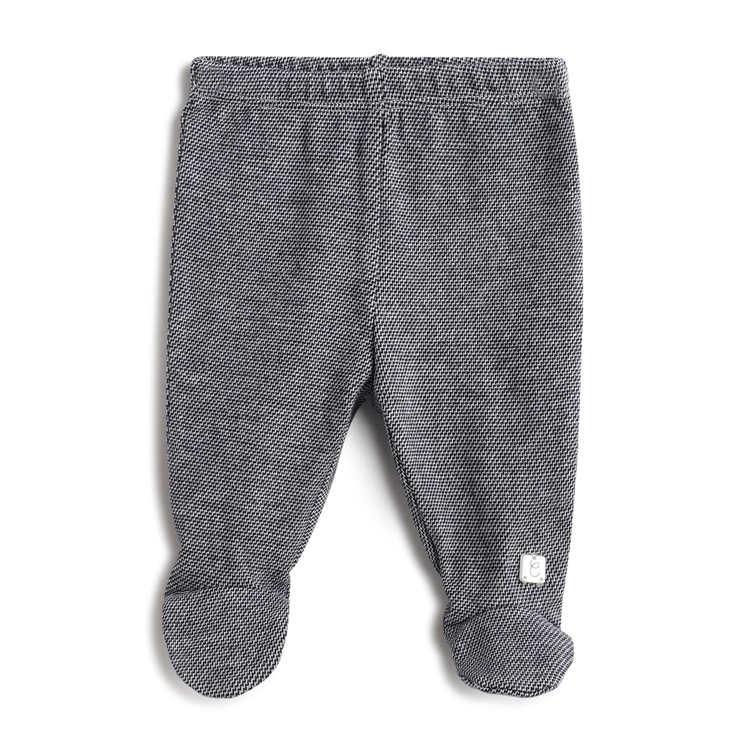 Boys White &amp; Grey Embroidered Smock With Leggings