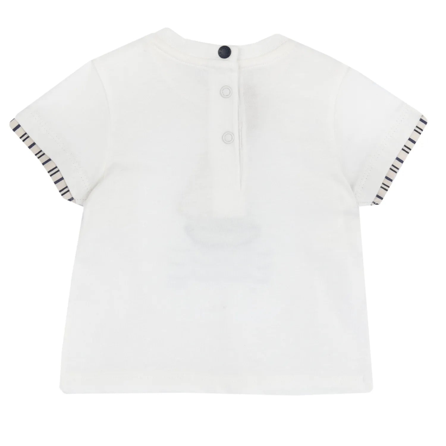 Boys White Applique T-shirt
