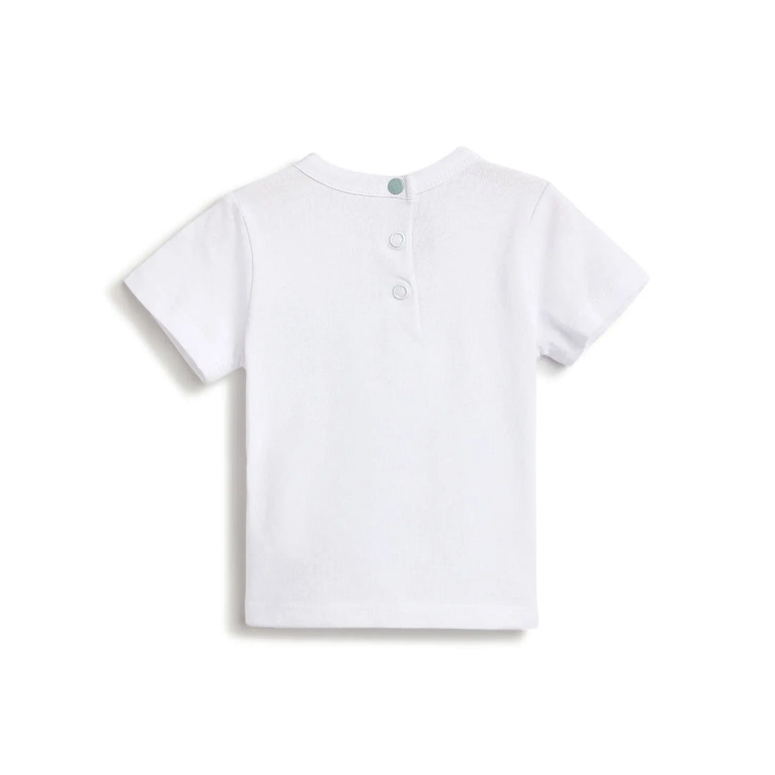 Boys White Graphic Printed T-shirt
