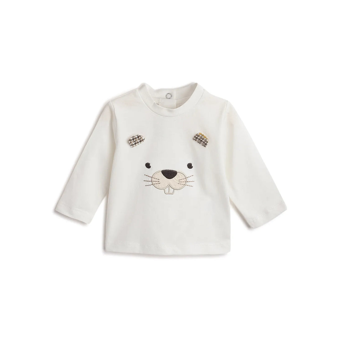 Boys White Graphic Printed T-shirt