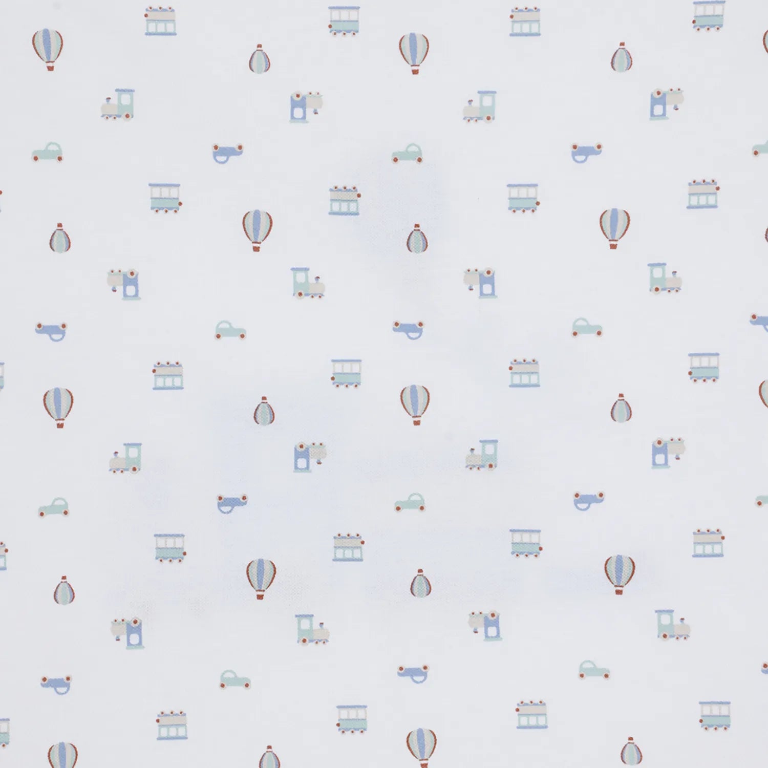 Boys White Knitted Pram Blanket