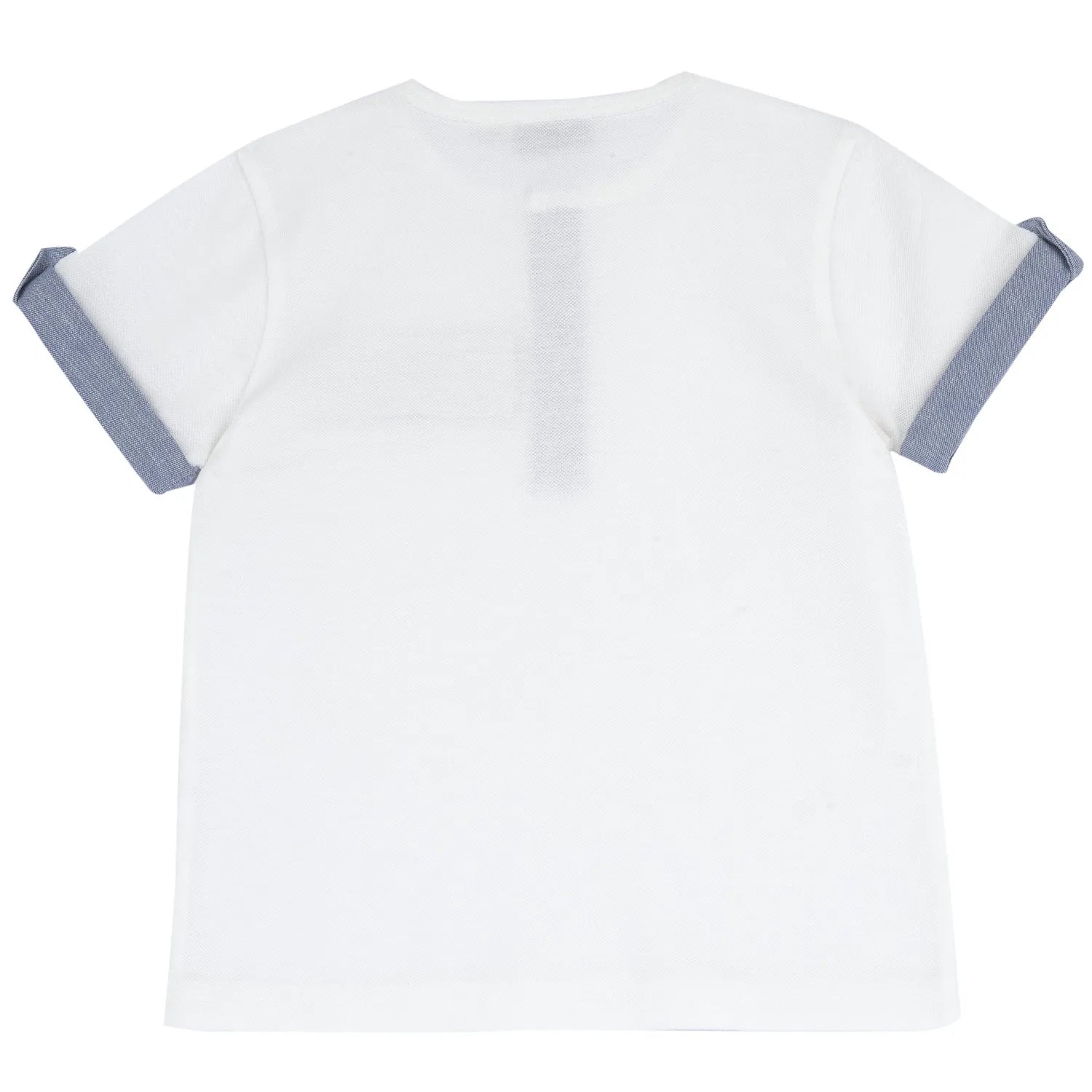 Boys White Knitted T-shirt