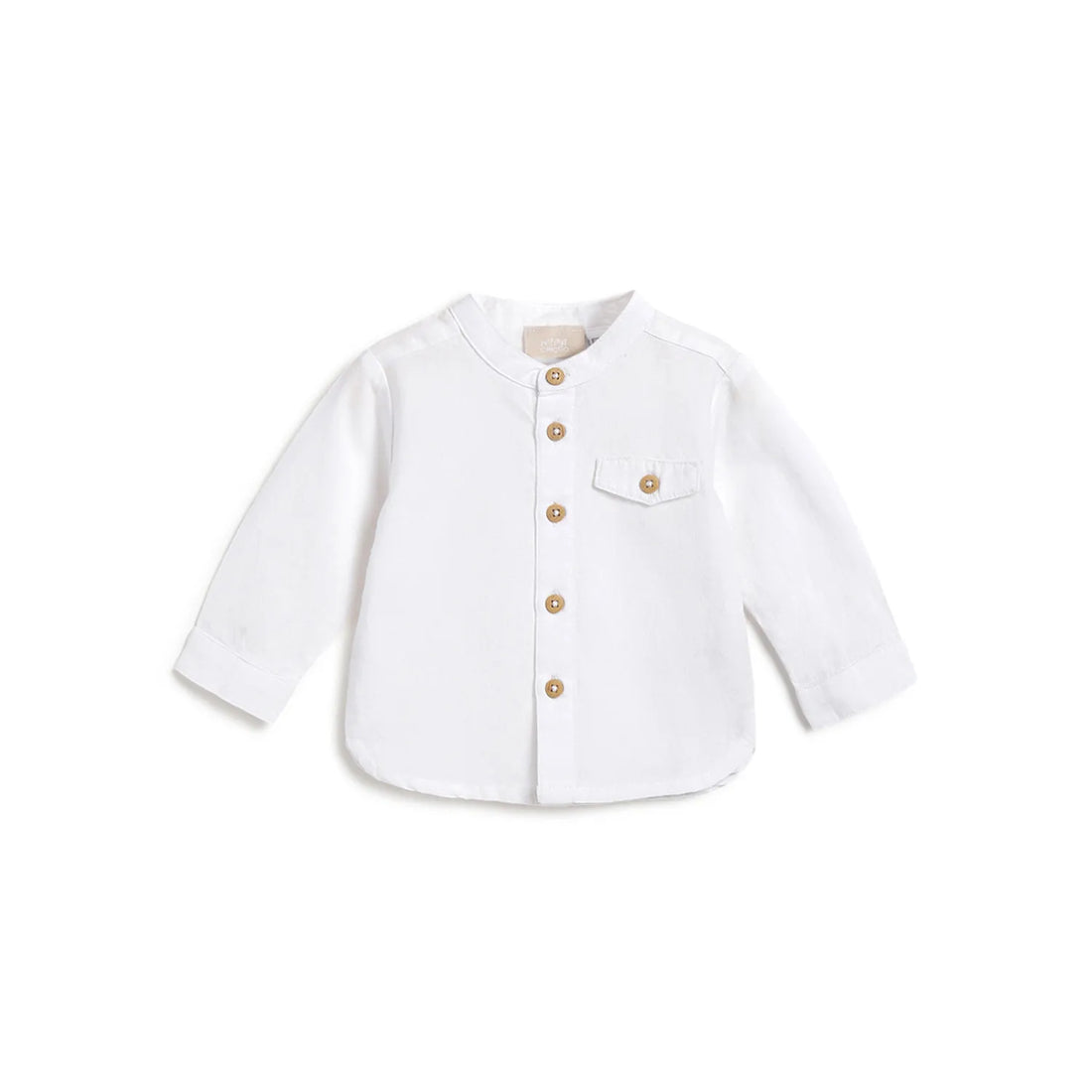 Boys White Modern Casual Shirt