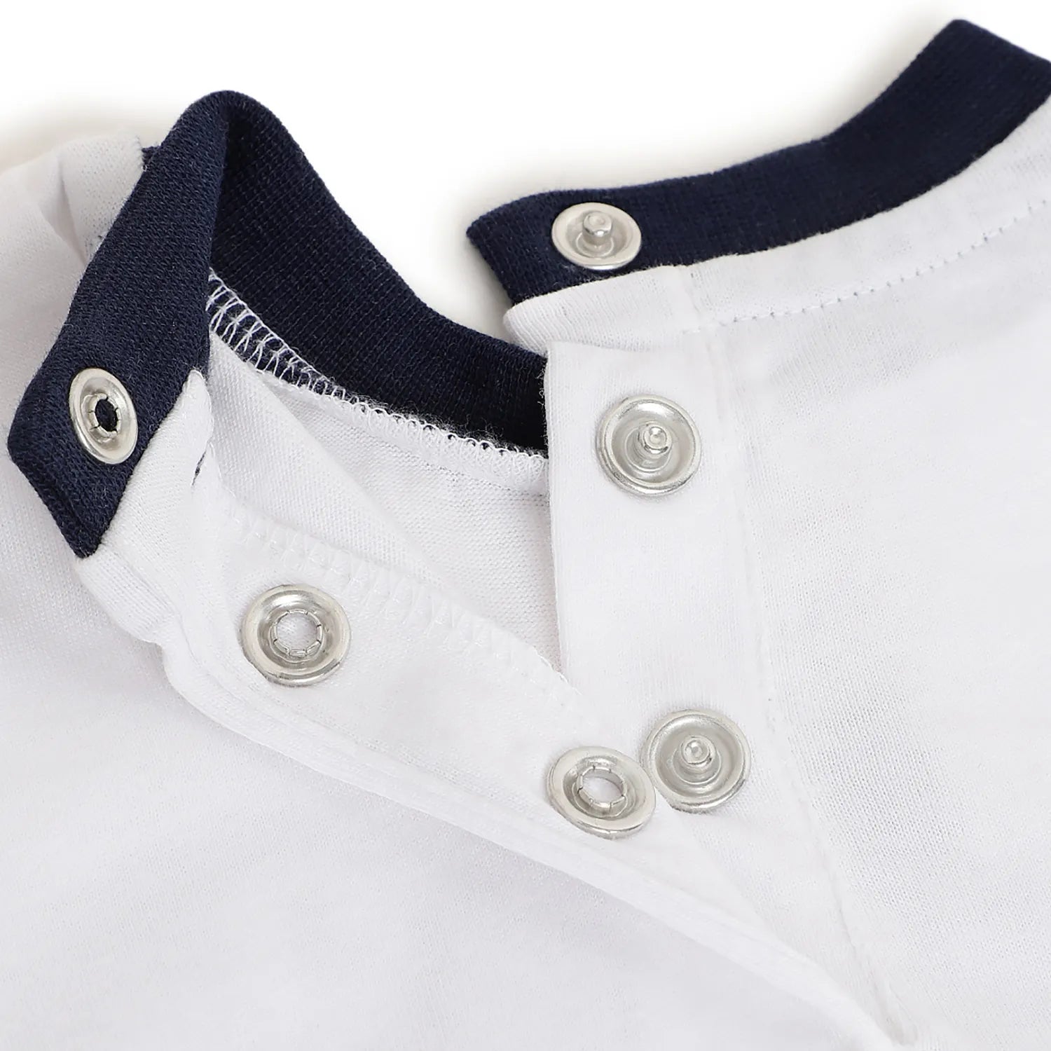 Boys White Printed Cotton T-shirt