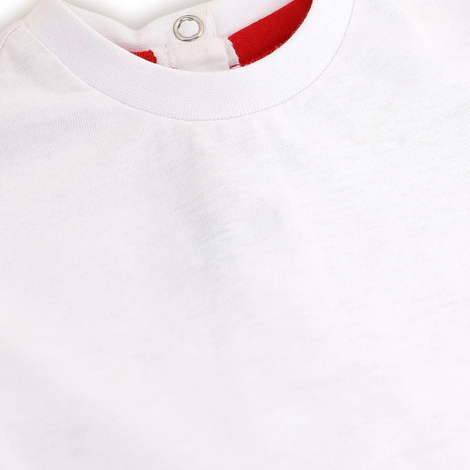 Boys White Printed T-shirt
