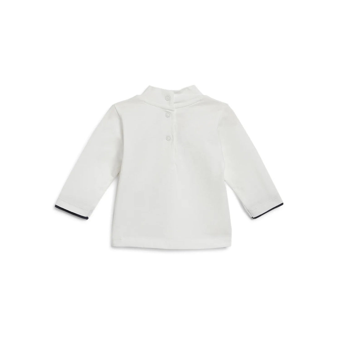 Boys White Printed T-shirt