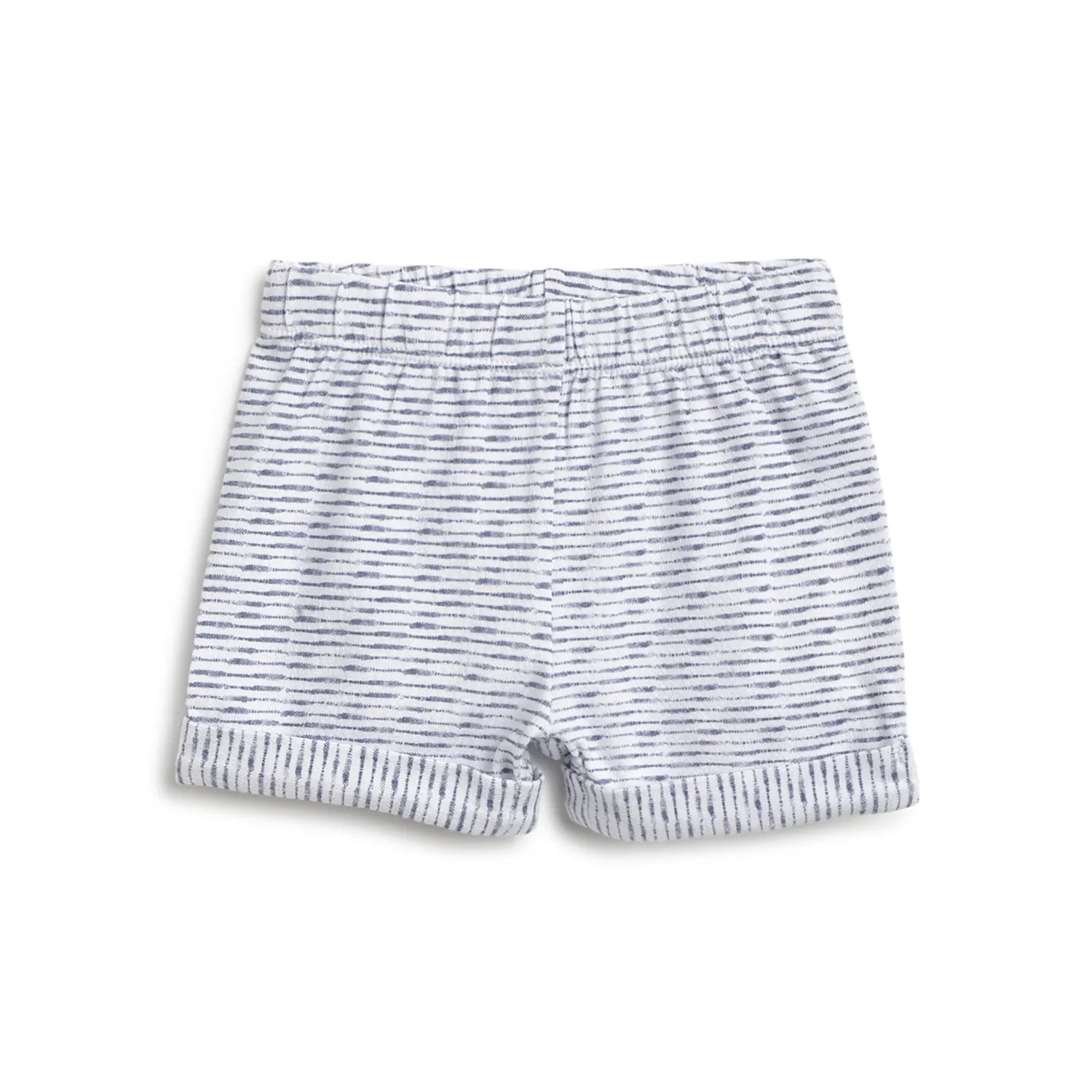 Boys White Printed T-Shirt With Shorts