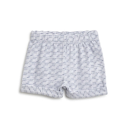 Boys White Printed T-Shirt With Shorts