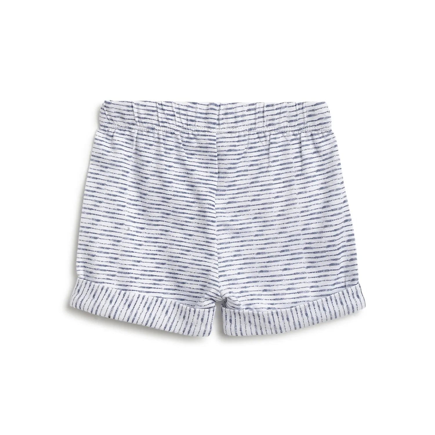 Boys White Printed T-Shirt With Shorts