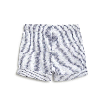 Boys White Printed T-Shirt With Shorts