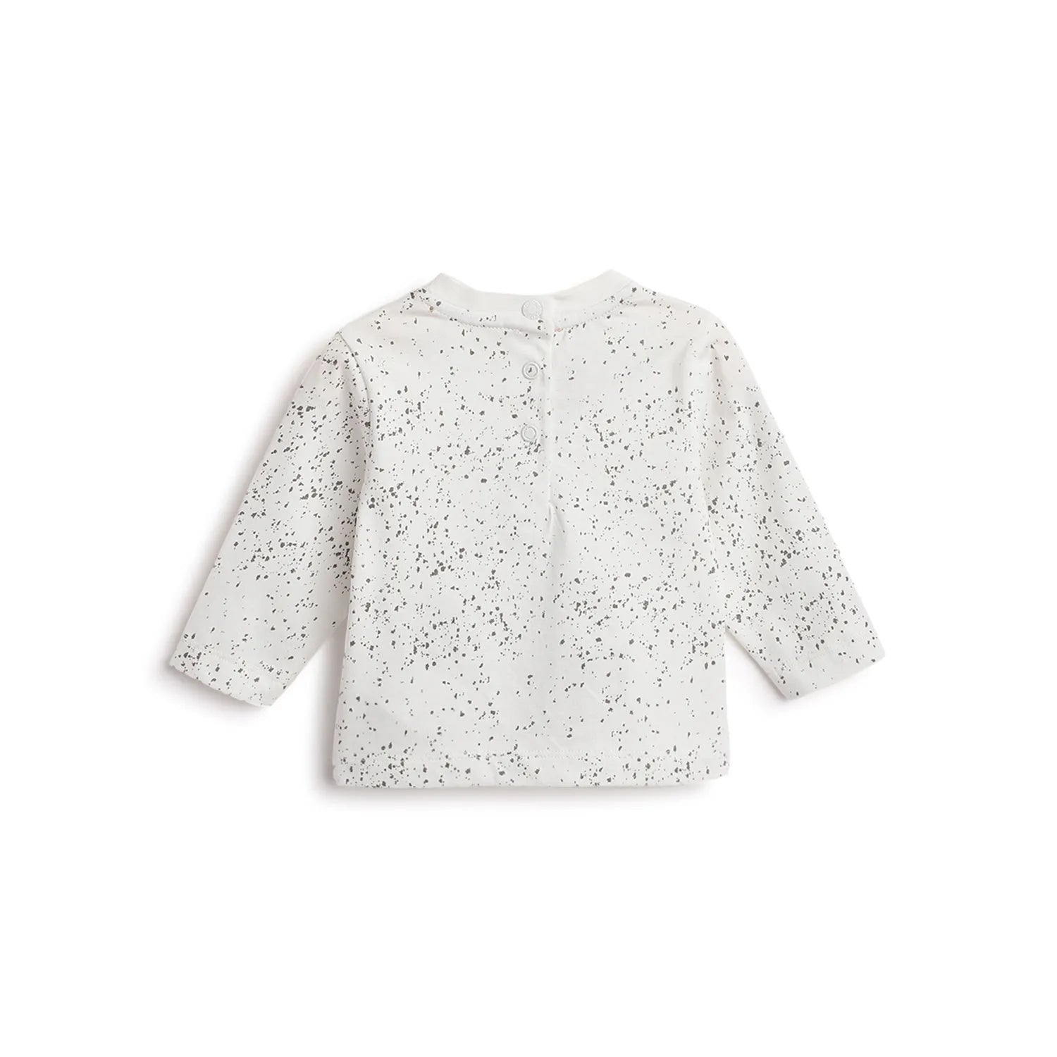 Boys White Typography Printed T-shirt