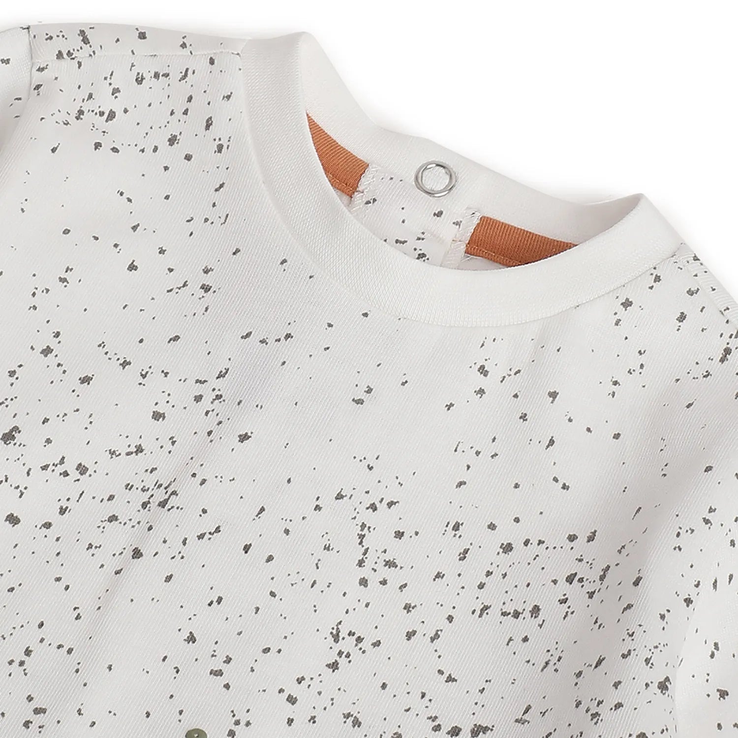 Boys White Typography Printed T-shirt