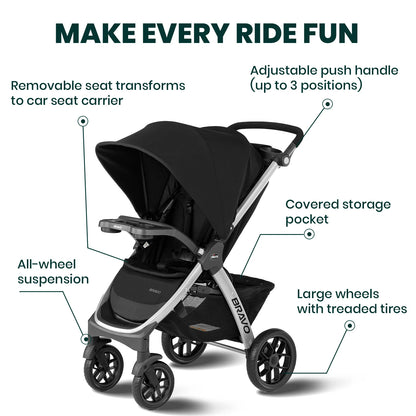 Bravo Stroller Black