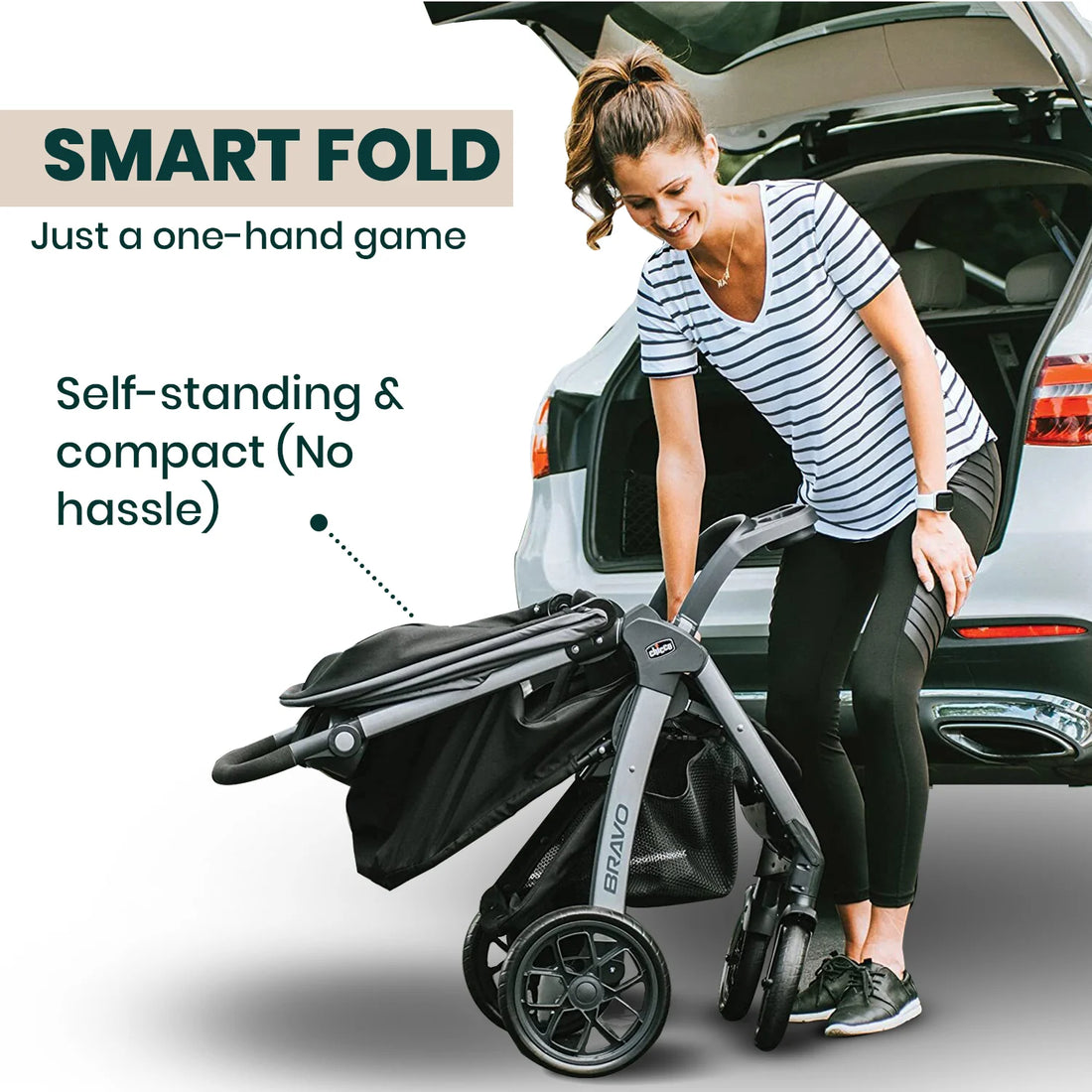 how to fold a chicco bravo stroller Chicco Bravo Stroller Black