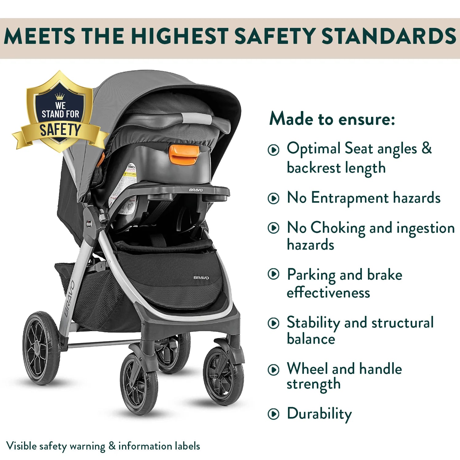 chicco bravo stroller age range Chicco Bravo Trio Travel System Camden