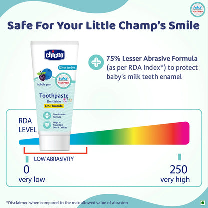 Bubble Gum Toothpaste 12M to 6Y 50g