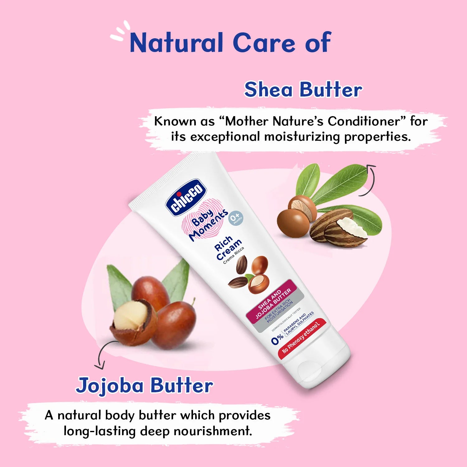 Combo Baby Moments  Body Lotion 500 ml &amp; Baby Moments Rich Cream 100 g