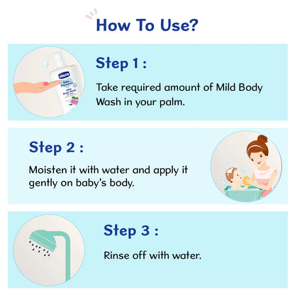 Combo Baby Moments Mild Bodywash Relax 500 ml &amp; Baby Moments Body Lotion 500 ml &amp; Baby Cream 100 g