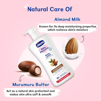 Combo Baby Moments Mild Bodywash Relax 500 ml &amp; Baby Moments Body Lotion 500 ml &amp; Baby Cream 100 g