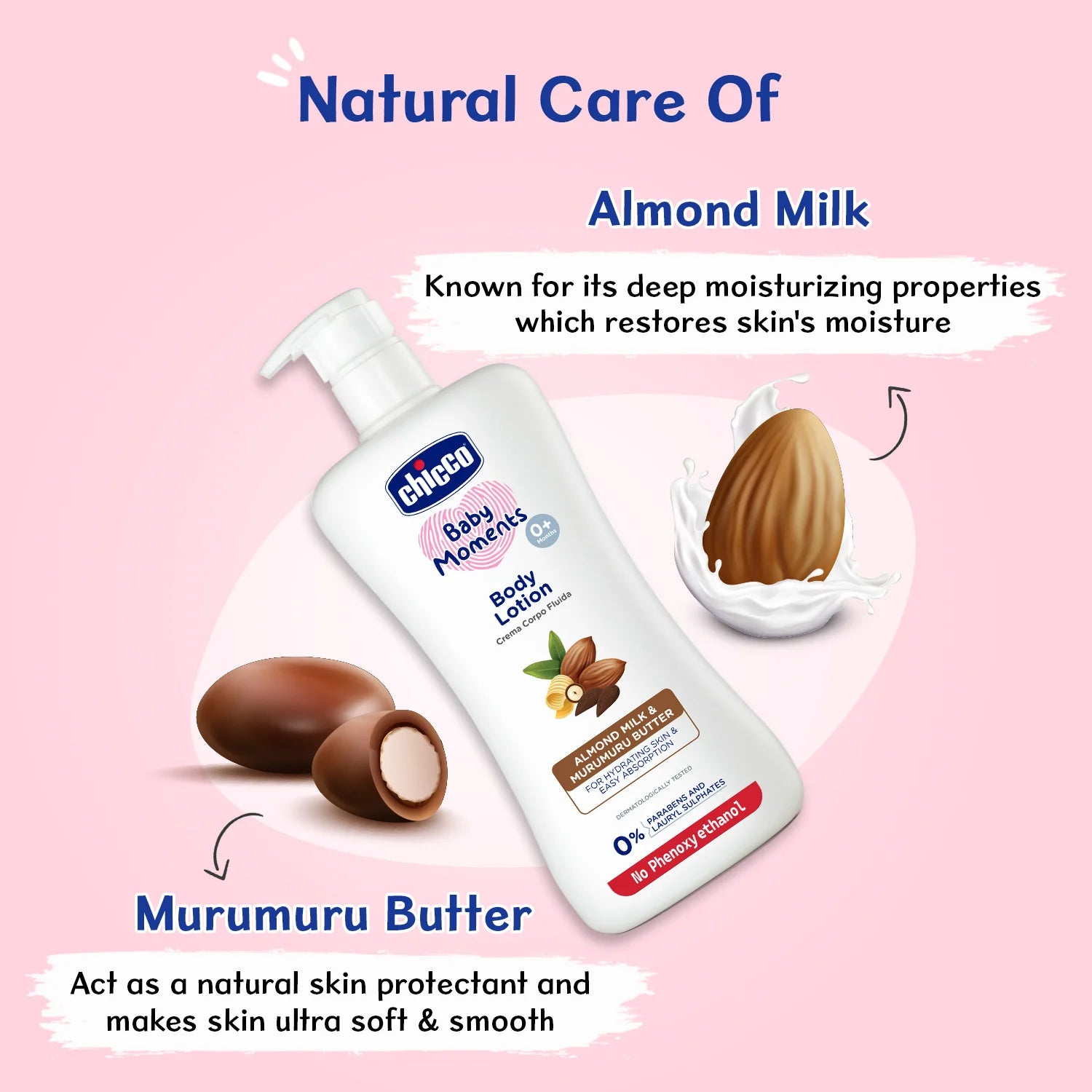 Combo Baby Moments Mild Body Wash Relax 500 ml &amp; Body Lotion 500 ml &amp; Shampoo 200 ml &amp; Baby Cream 100 ml