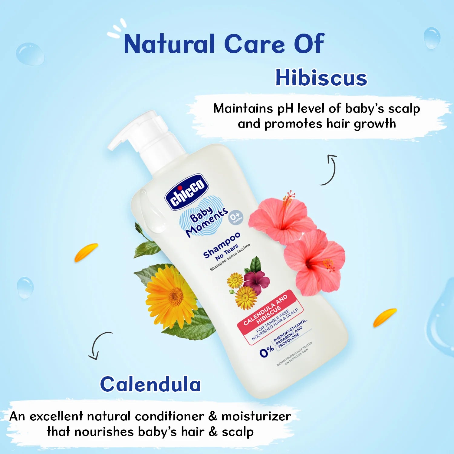 Combo Baby Moments Mild Body Wash Relax 500 ml &amp; Body Lotion 500 ml &amp; Shampoo 200 ml &amp; Baby Cream 100 ml