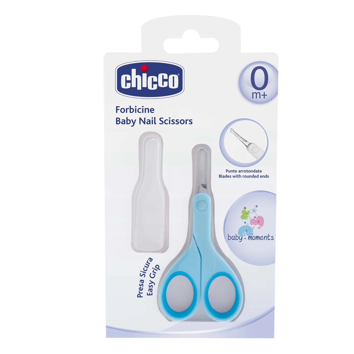 Combo Cotton Buds 60Pcs &amp; Brush And Comb Blue &amp; Baby Nail Scissors Blue