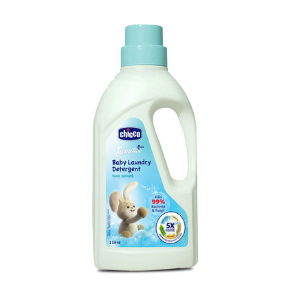 Combo Laundry Detergent Fresh Spring 1000ml &amp; Softener Sweet Talcum 750ml