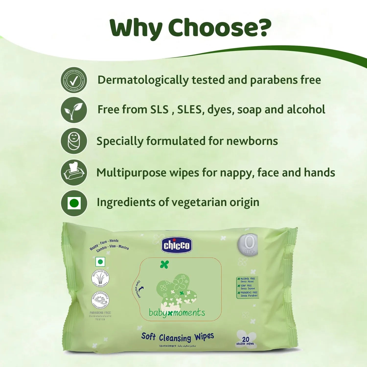 Combo Soft Cleansing Wipes Fliptop Pack of 3  216 Pcs