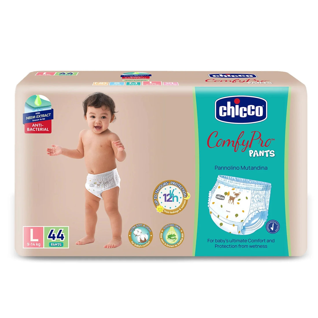 Comfypro Pants Style Baby Diaper Large 44 Pc