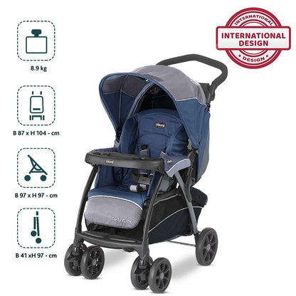 Cortina Cx Baltic Blue Stroller
