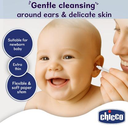 Cotton Buds With Ear Drum Protection 60Pcs