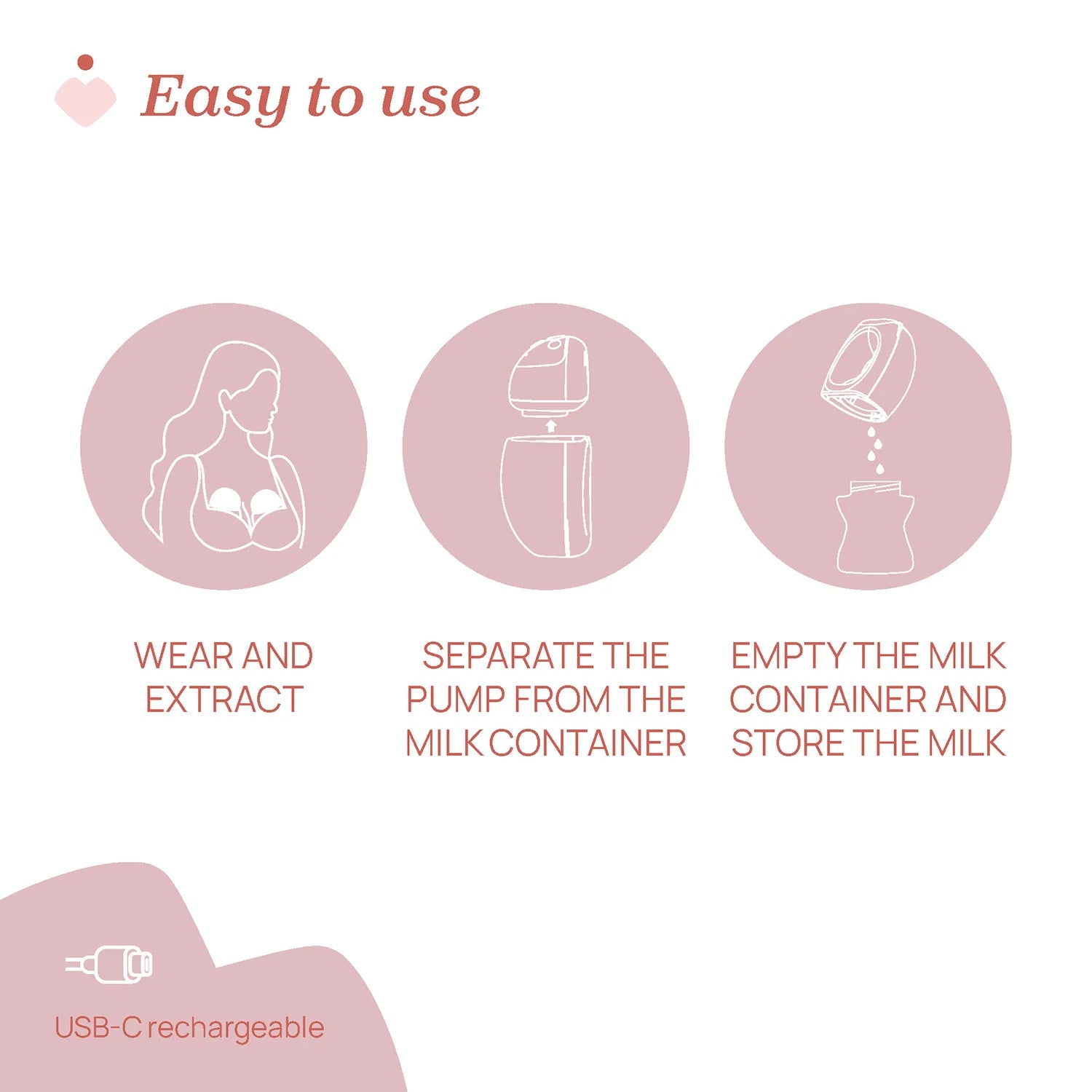 Double Wearable Electric Breast Pump