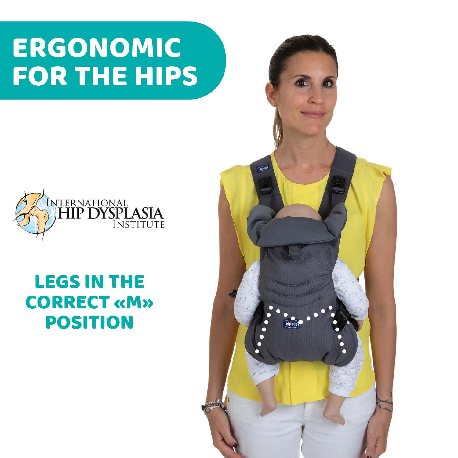 Easy Fit Baby Carrier Moon Grey