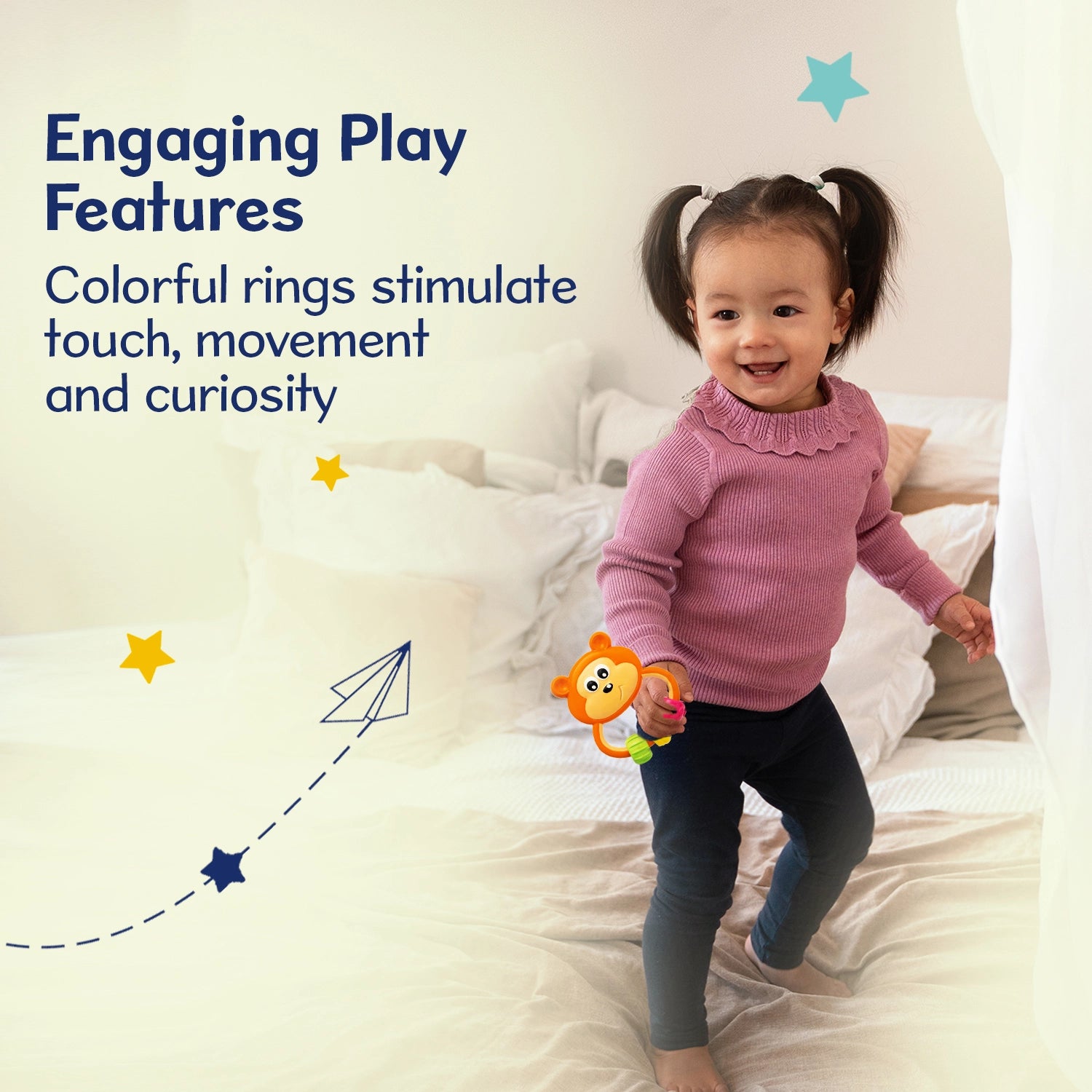 Easy Grasp Bear Rattle