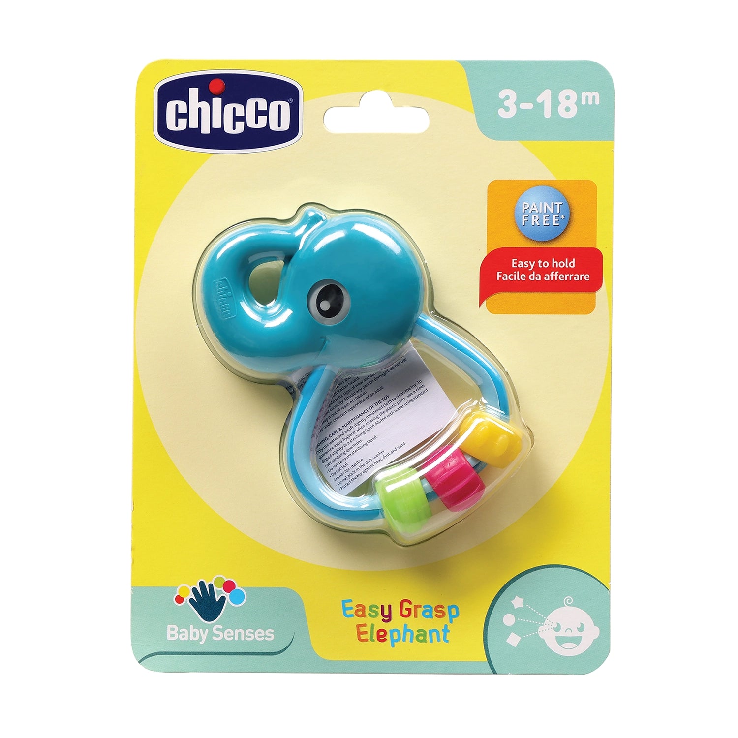 Easy Grasp Elephant Rattle