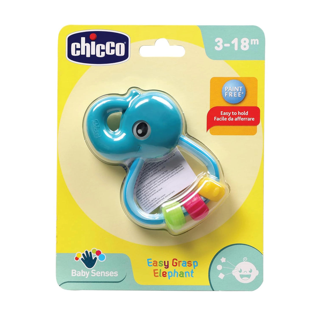 Easy Grasp Elephant Rattle
