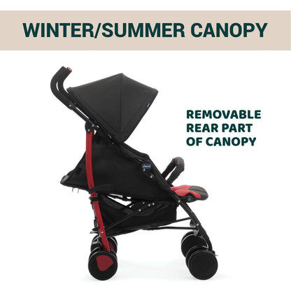 Echo Stroller with Bumper Bar Scarlet