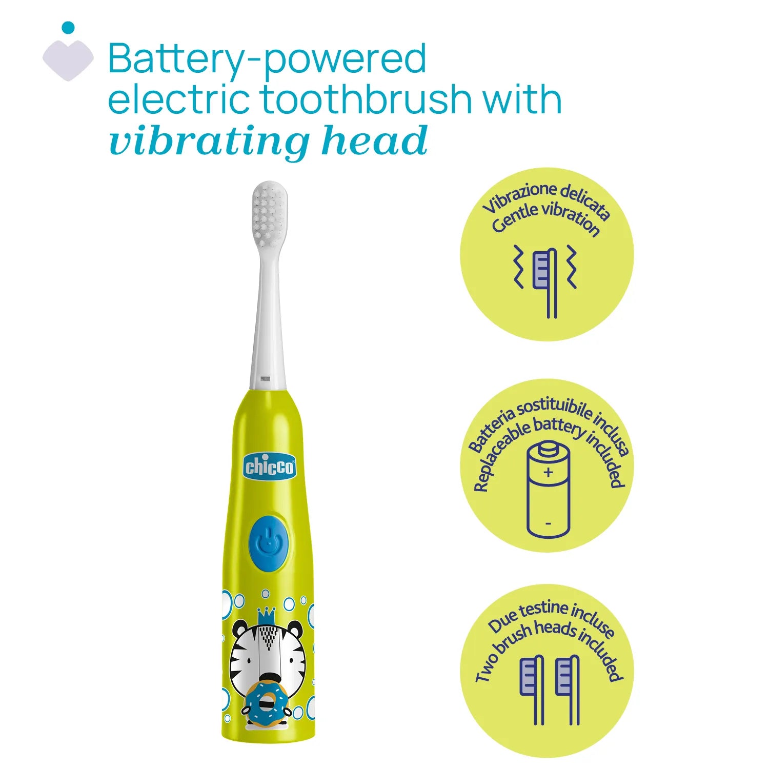 Electric Toothbrush Tiger 3Y+