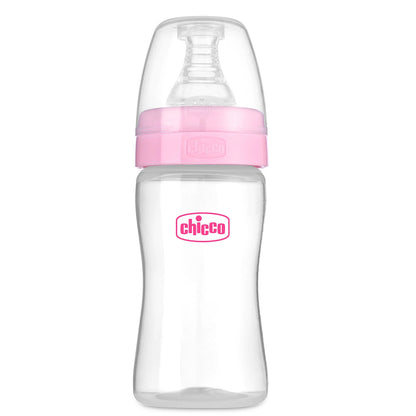 Feed Easy Baby Bottle 125ml Slow Flow 0M+ Pink