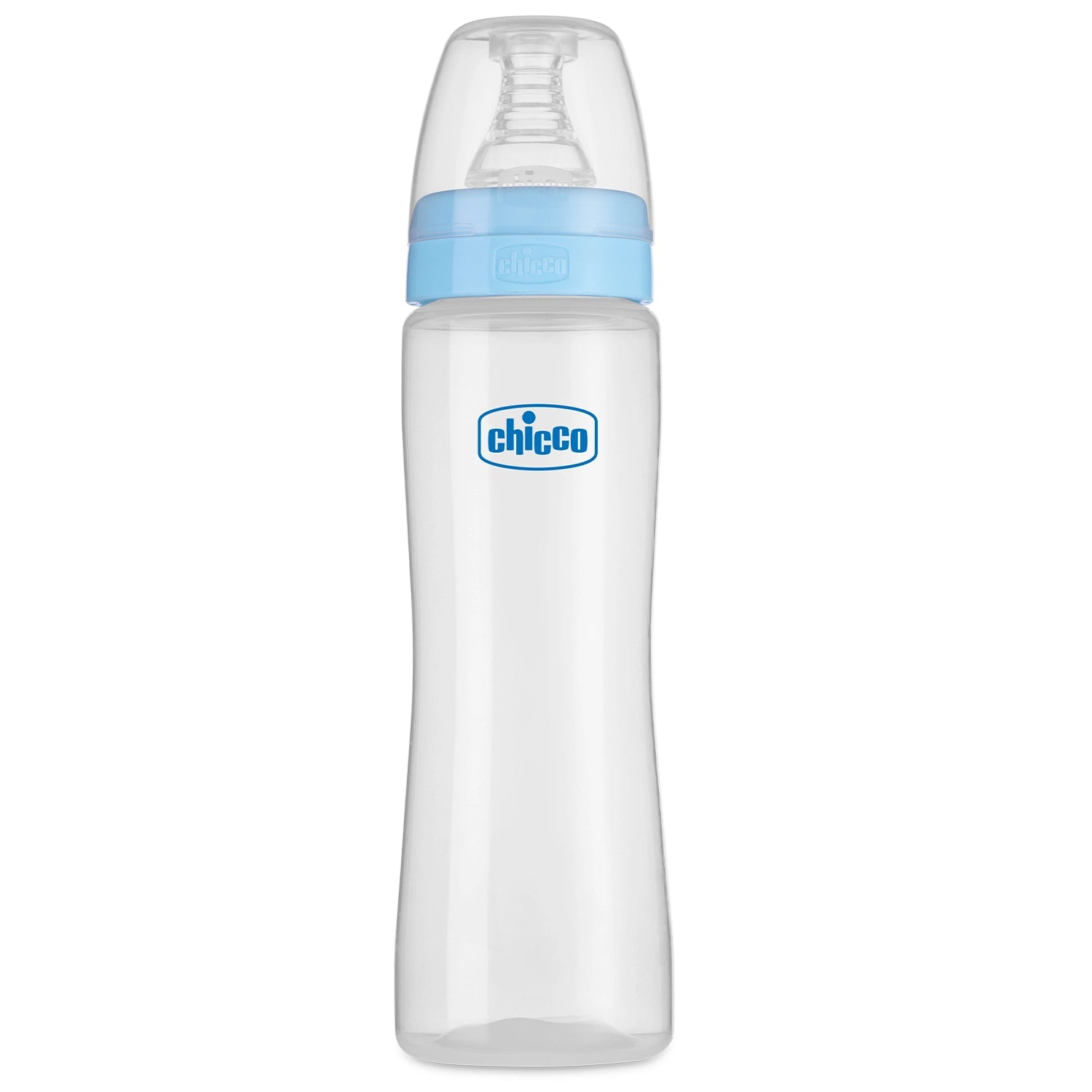 Feed Easy Baby Bottle 250ml Blue Medium 2M+